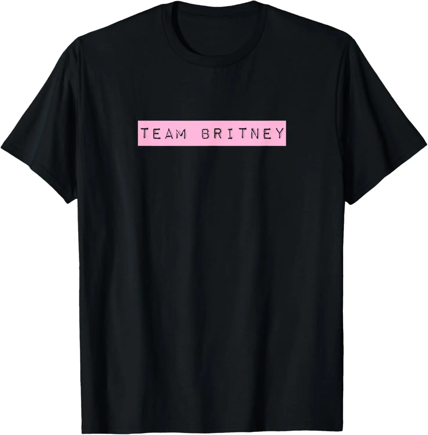 Team Britney T-Shirt 100% Cotton Trendy Y2K Short-Sleeve Tee – Soft, Quick-Drying, & Moisture-Wicking; Ideal Sports Casual Wear;