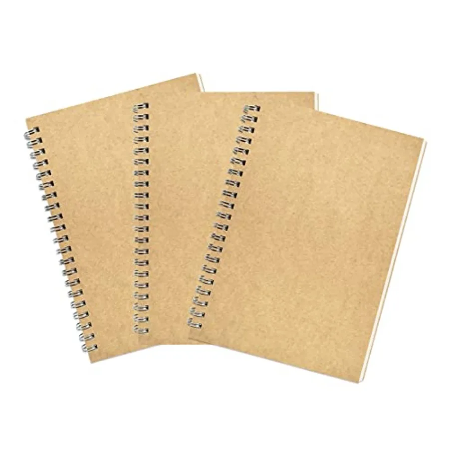 College Ruled Spiral Notebook Set with Yellow Covers