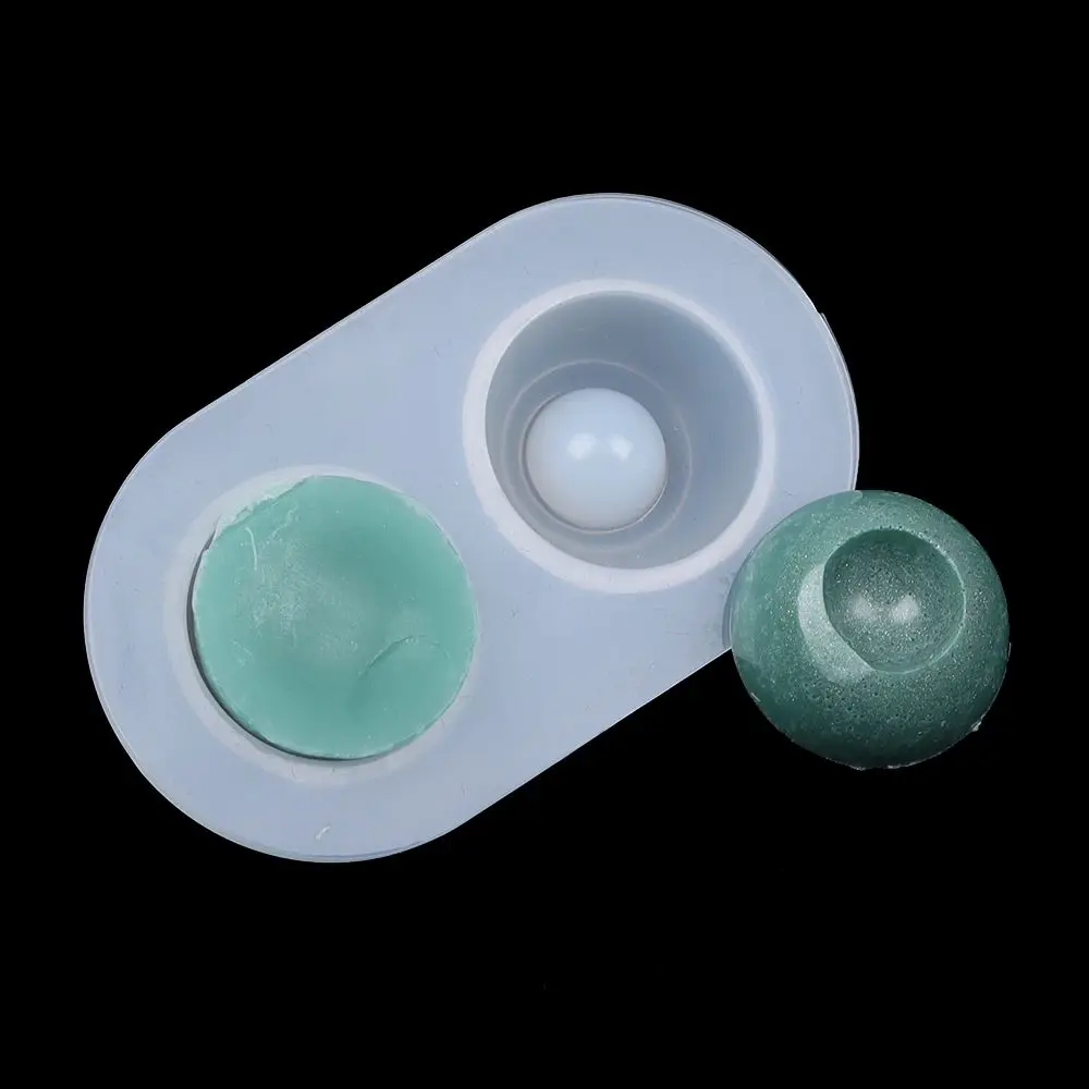Various Size Handmade Toy Resin Crystal Doll Accessories Doll's Eyes Mold Silicone Casting Mould Half Round Eyeballs