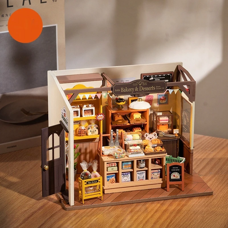 Diy Miniature ประกอบ Small House Beka เบเกอรี่ดอกไม้ Handmade ของเล่น Creation ของขวัญวันเกิดสําหรับเด็กบล็อกอาคาร