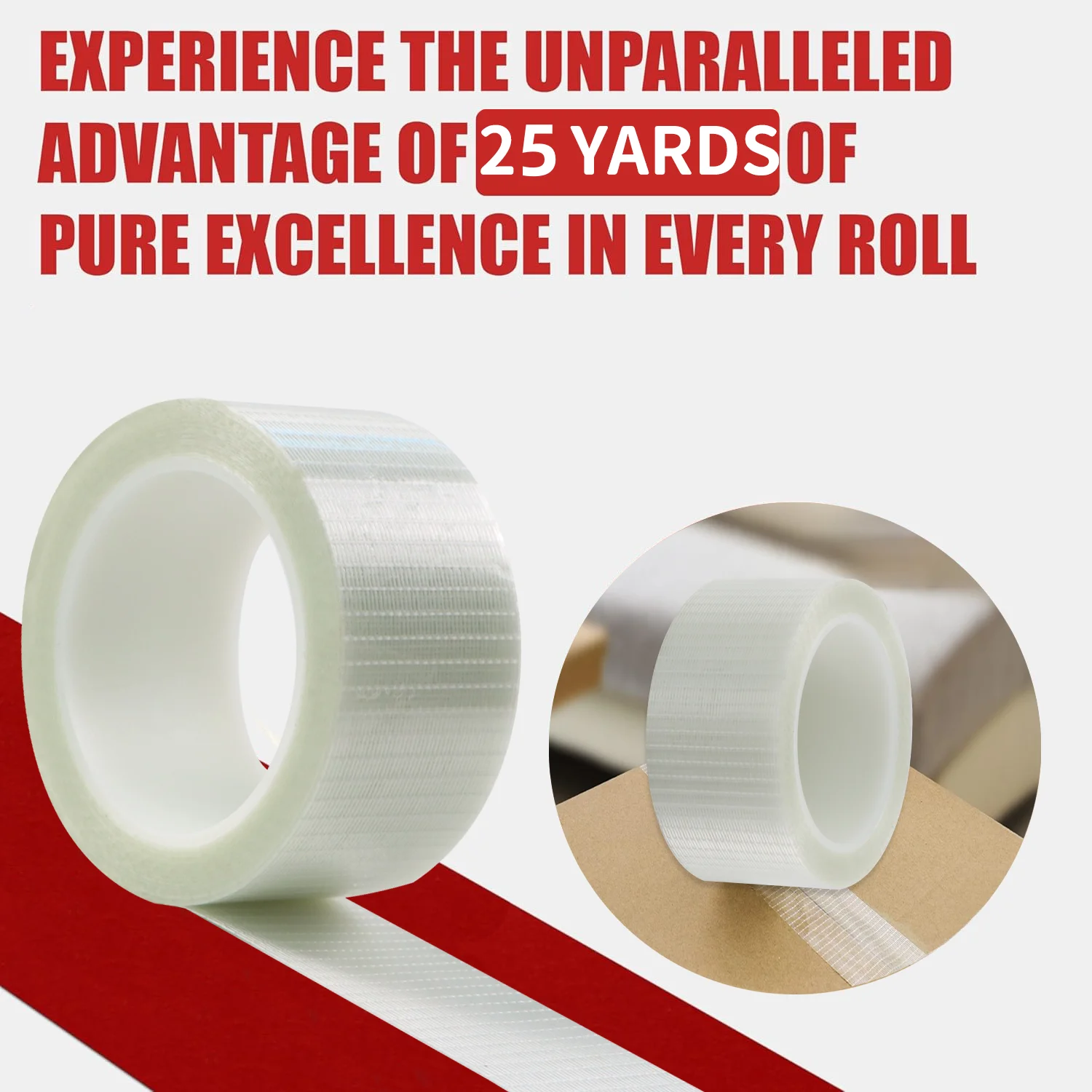 Grid Fiber Tape Lithium Battery Pack Insulation Wrap Fiberglass Tape Transparent Single Side Adhesive Seal Packaging Fixed