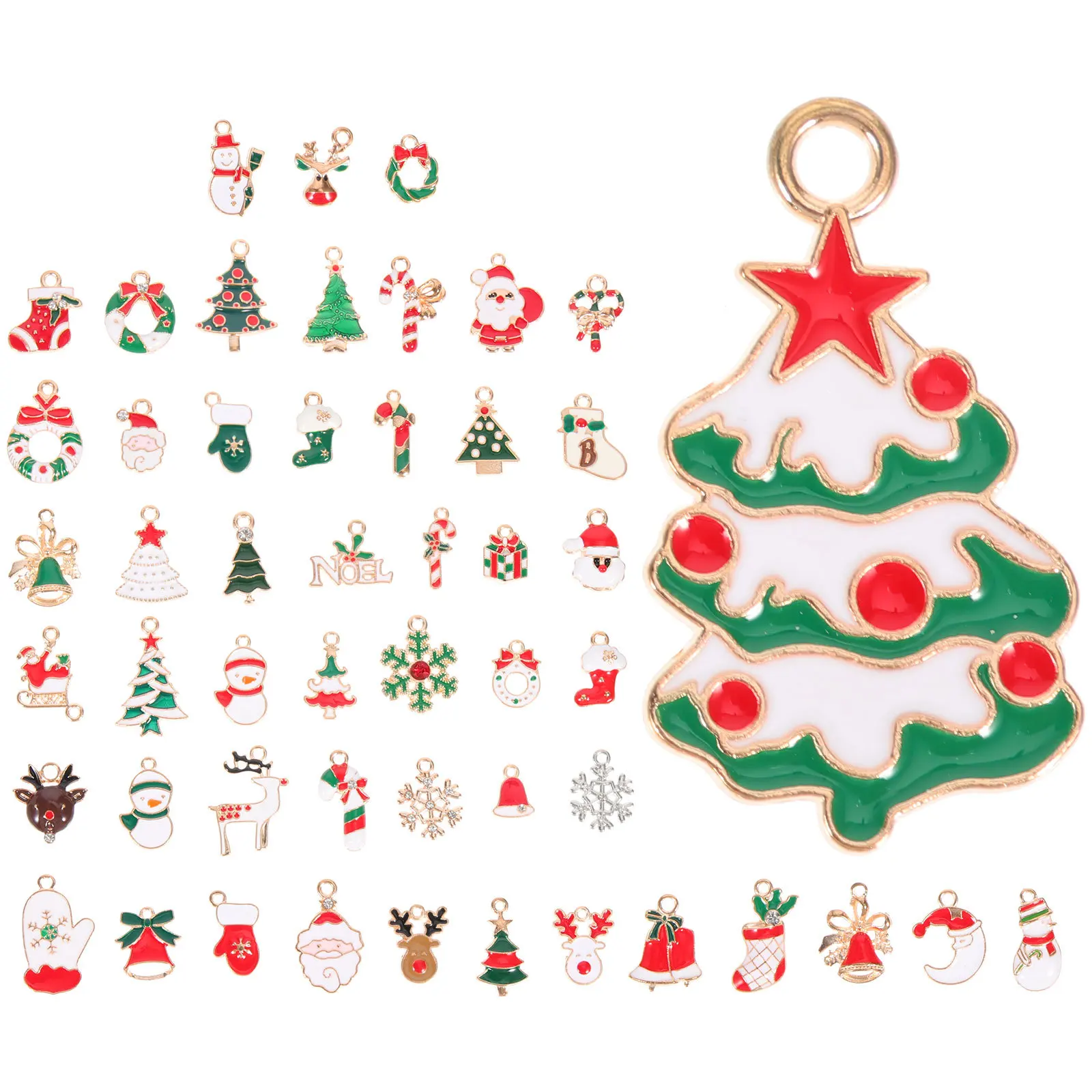 

Alloy Christmas Pendants DIY Snowman Charms Exquisite Jewelry Necklace Accessories Decorative Pendant for Craft Making