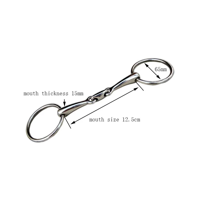 Accessori per cavalli per attrezzature equestri con anello allentato in acciaio inossidabile 10.5cm