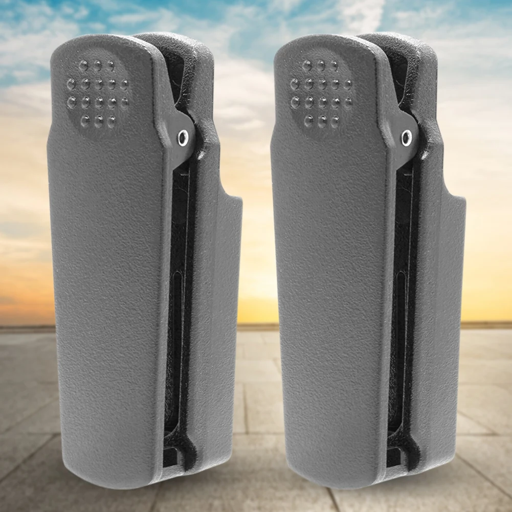 2pcs Belt Clip Clamp Accessories Plastic Walkie Talkie Belt Clip Replacement Parts for Baofeng BF-9700 -9R PLUS BF-A58 BF-R760 view 4