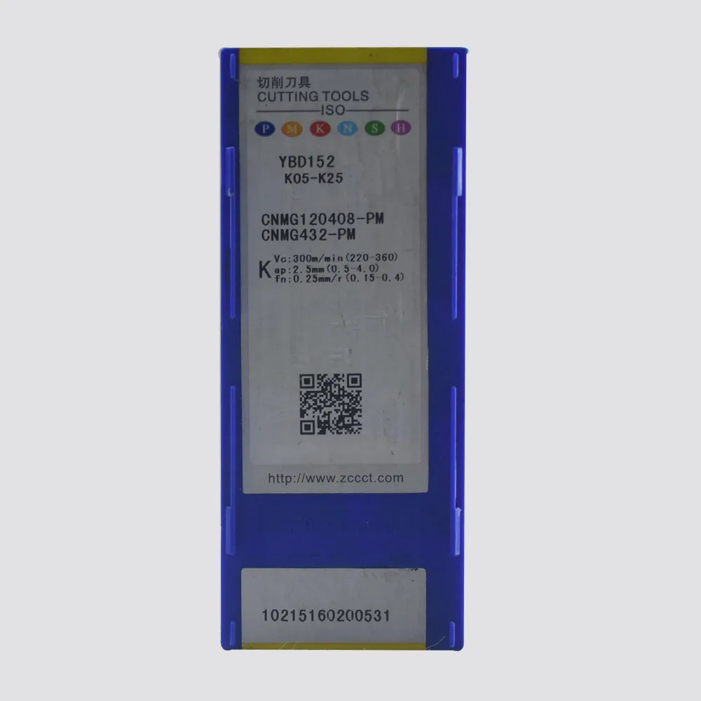 Original CNMG120408-PM YBD152 CNC คาร์ไบด์แทรกเครื่องกลึงเครื่องมือกลึงสำหรับเหล็กหล่อ
