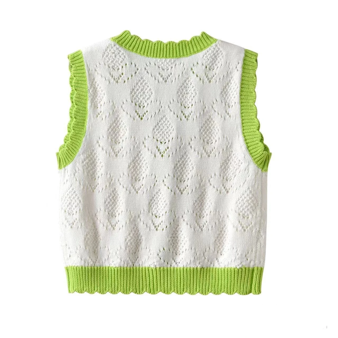 2024 new Girls & Boys Vest Sweater School Cotton V-neck Summer Toddler Vest 1 2 3 4 5 6 7 8 9 10 Years Old Kids Clothes