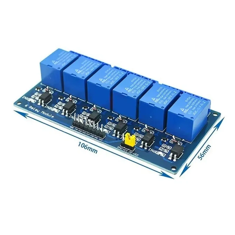 5 فولت 1 2 4 6 8 قناة وحدة التتابع مع Optocoupler KY-019 1/2/4/6/8 طريقة لاردوينو