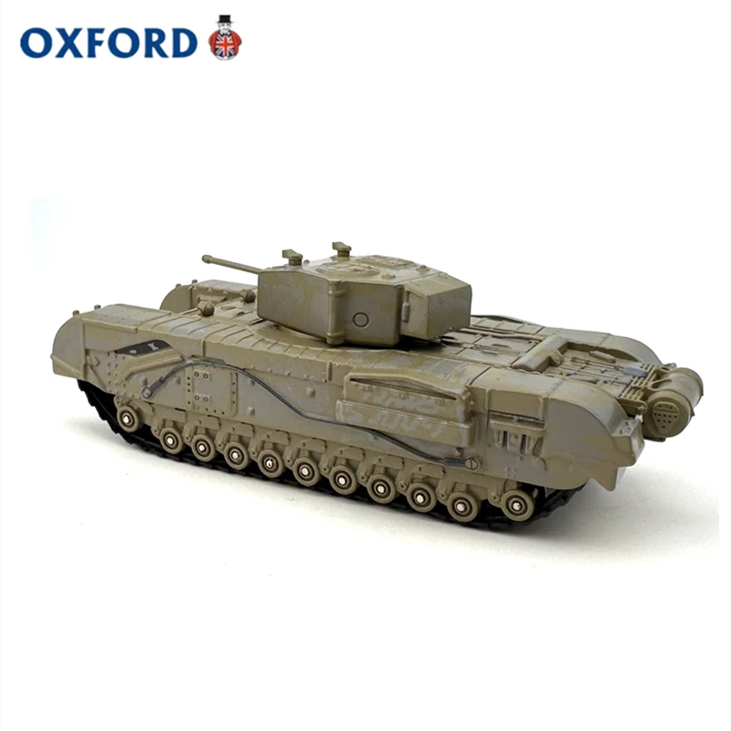 Diecast OXFORD 1:76 escala Chugir Tank 142RAC Toni 1943 modelo de coche de aleación militar de la Segunda Guerra Mundial juguete coleccionable exhibición de recuerdos