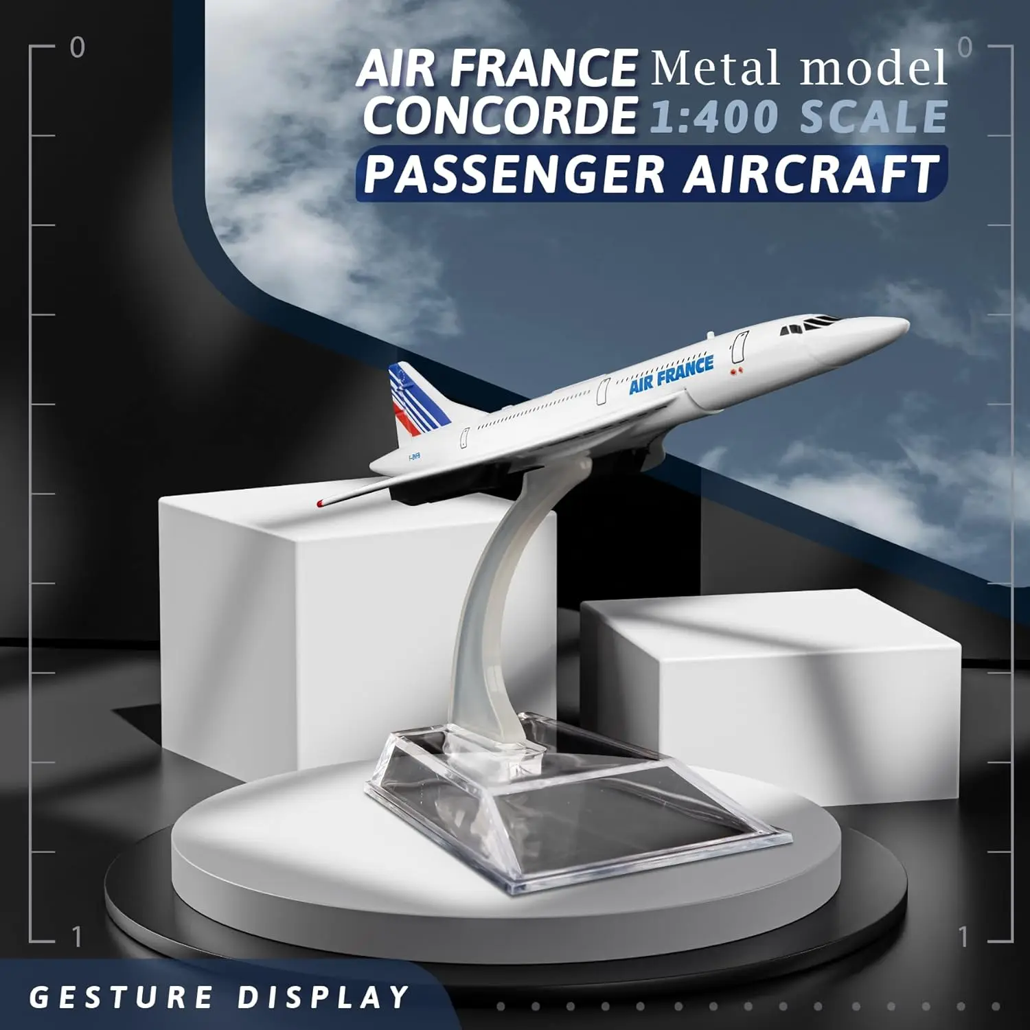 

1/400 16 см Air France Concorde Наборы моделей самолетов из литых под давлением сплавов Модель самолета для коллекции и демонстрации или детских игрушек