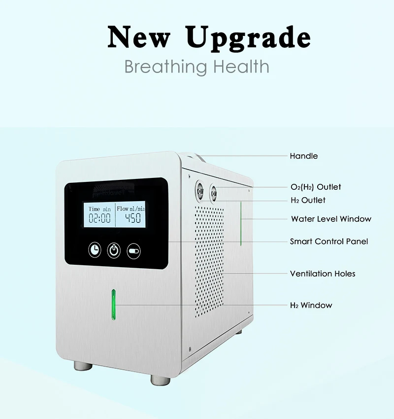 Generator 1800ml/min Inhaler Flow Rate Adjustable PEM Technology Inhalation Machine