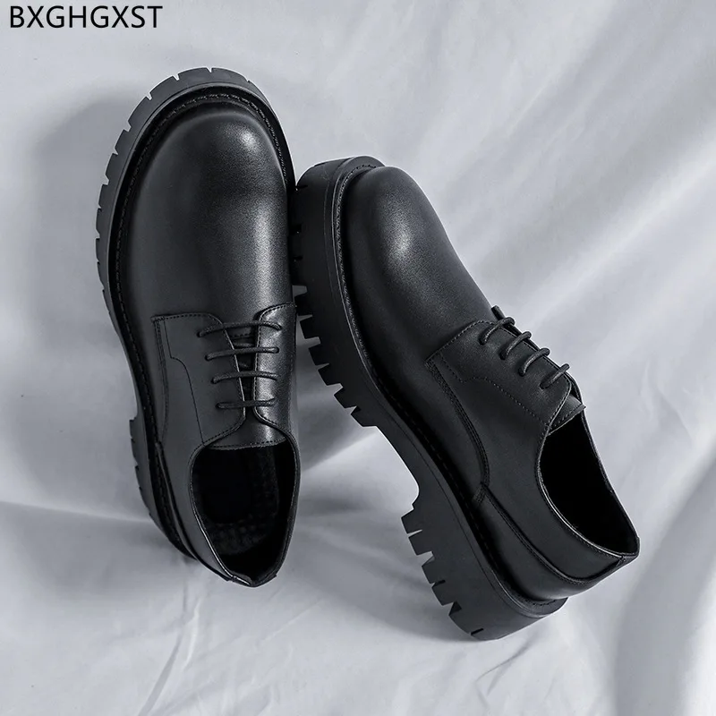 Black Casual Business Shoes Men Wedding Shoes for Men 2024 Black Man Fashion Oxford Men Formal Shoes Chaussure De Homme Zapatos