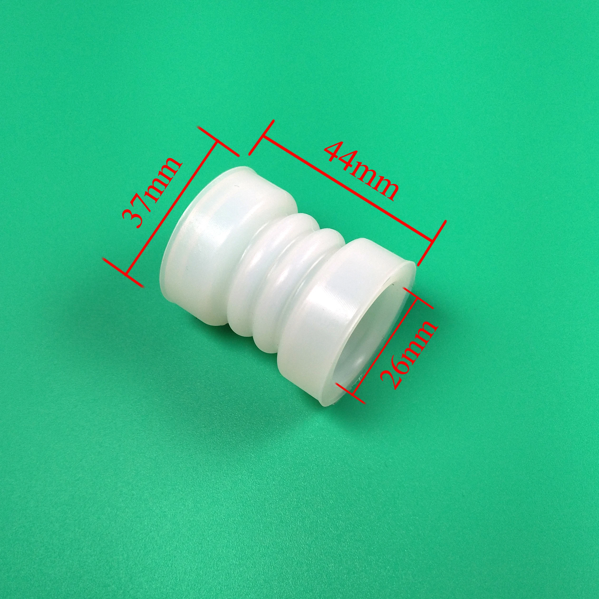 A Pair Corrugated Silicone Seal Tubes Rugate Pipe Rings Accessories Of Ice Cream Makers BJ Soft Serve Machines Diameter 37mm