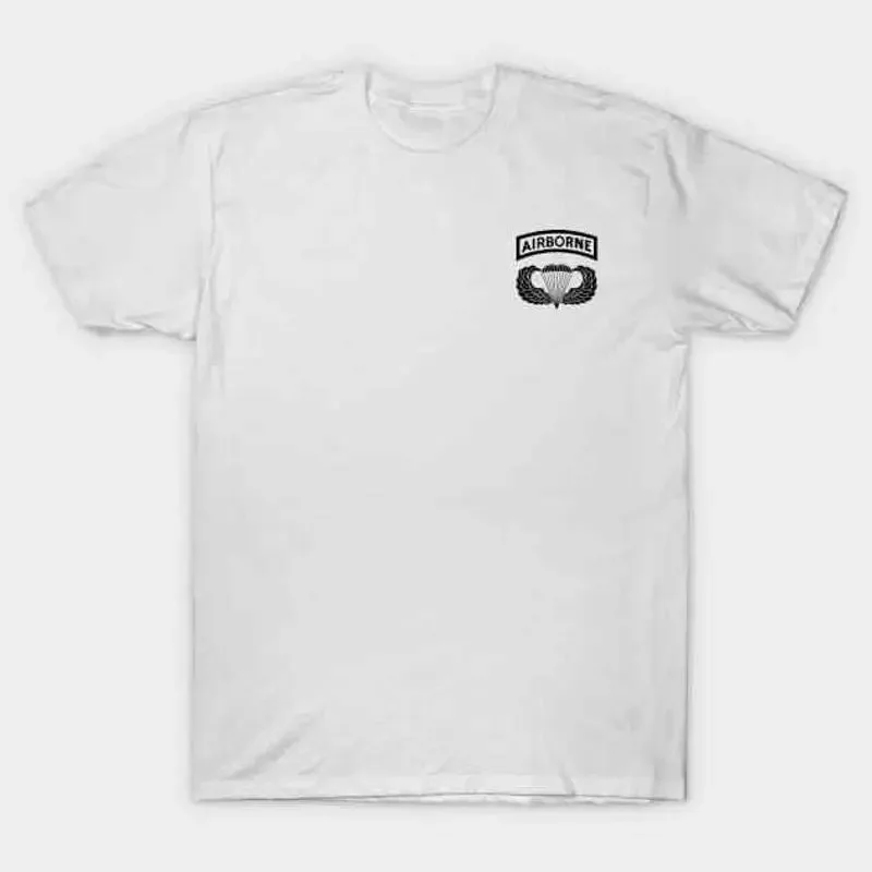 Proud Airborne Paratrooper T Shirt S 5XL Fast Shipping Jump Wings
