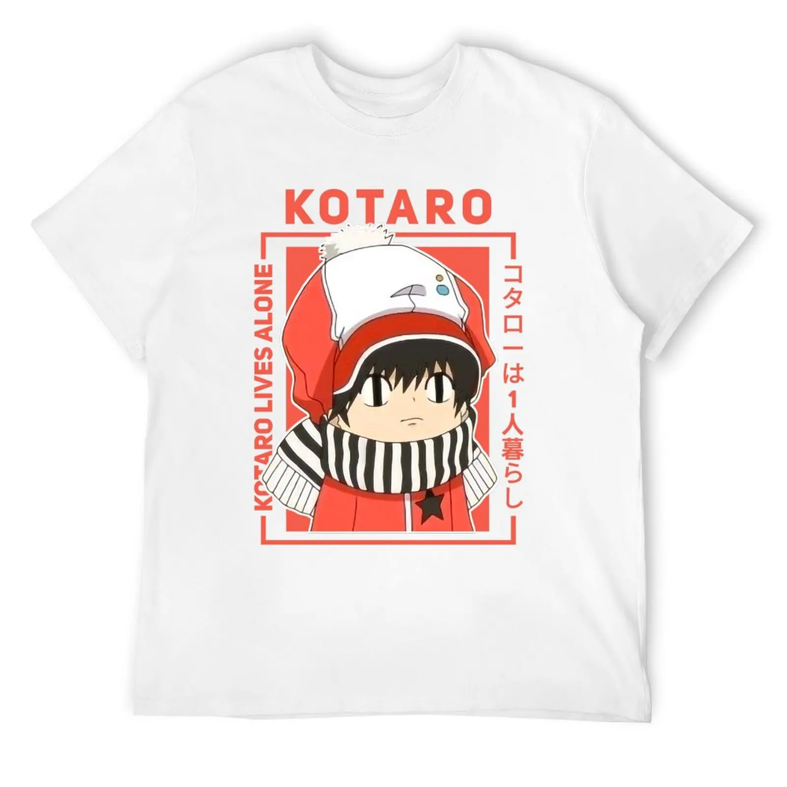 

kotaro lives alone T-Shirt T-shirts man vintage graphic tee summer shirt plus size clothes sweat shirts, men