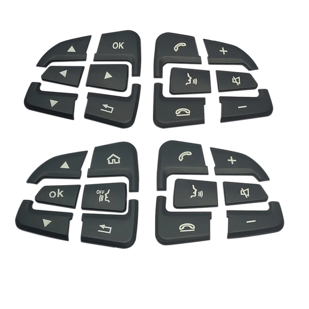 

For Mercedes Benz A B C GLA GLC GLE GLS CLA W176 W246 W242 W205 C117 X156 X253 W166 Car Steering Wheel Button Cover Trim Sticker