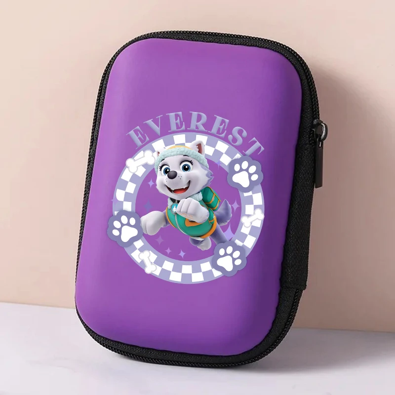 PAW Patrols Boy Girl Data Cable Storage Bag Anime Cartoon Card Storage Box Deck Boxes Card Organizer Travel Portable Card Case view 6