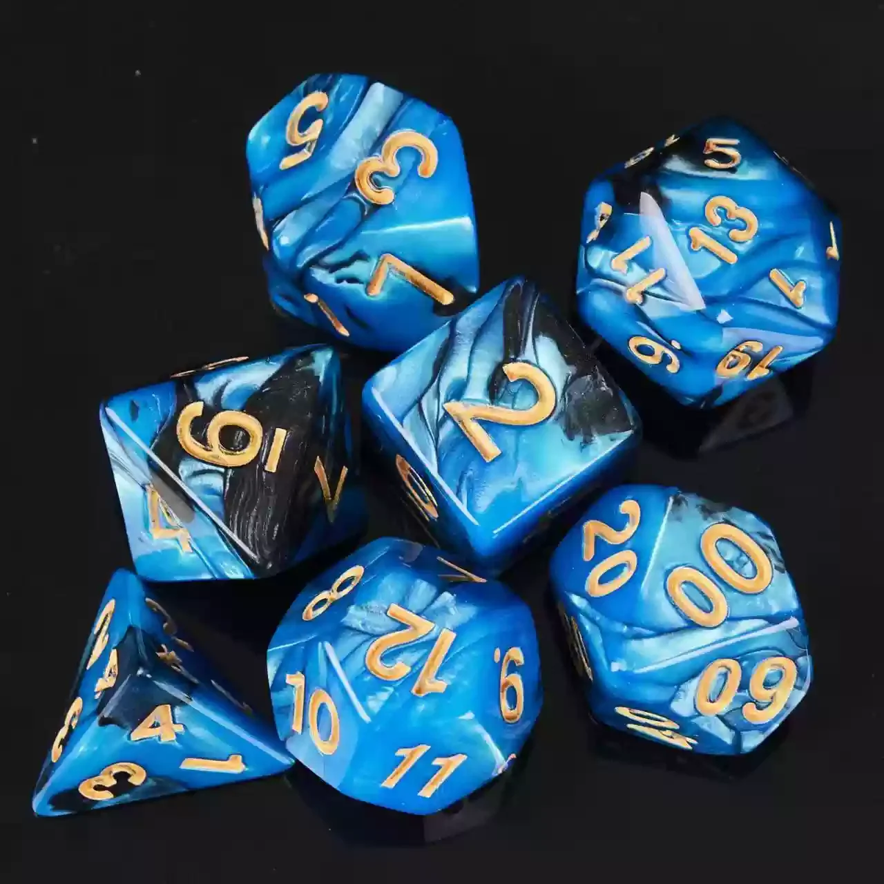 7Pcs/Lot Polyhedral… - image