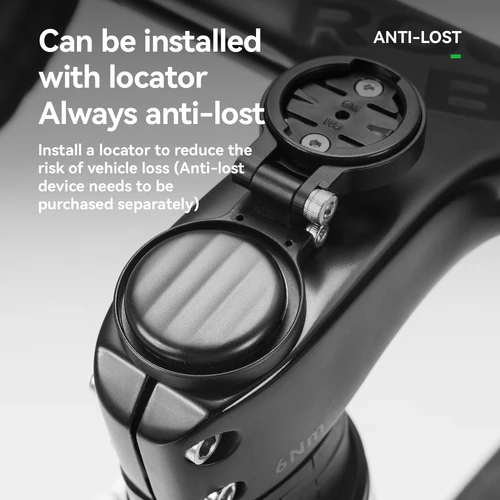 Imagen 2 del producto Soporte para ordenador de bicicleta ROCKBROS, localizador de soporte para ordenador de bicicleta de aleación de aluminio ligero ajustable, soporte Garmin instalable