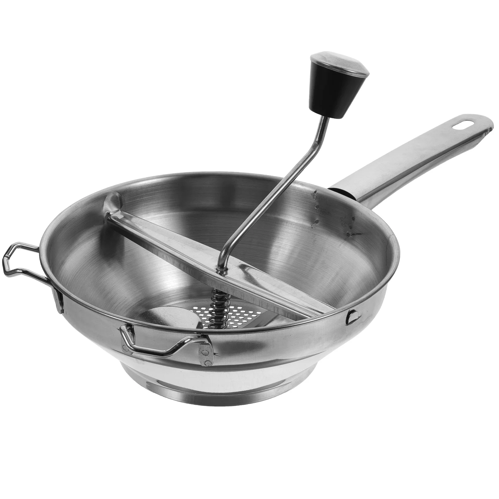Potato Masher Presser Food Pressing Tool Manual Stainless Steel Fruit Ricer Handheld Spice Grinder