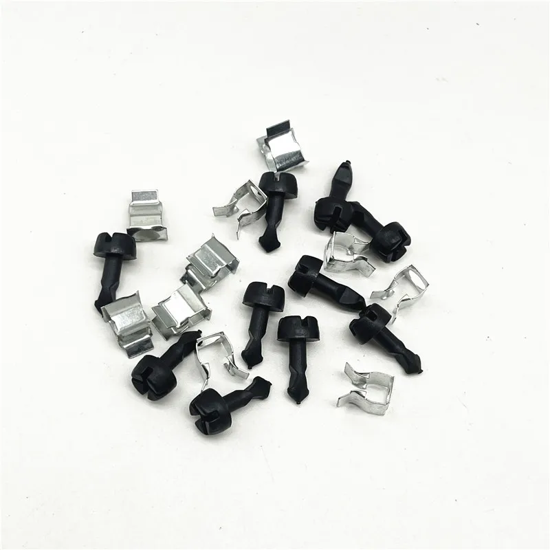 10x غطاء المحرك لوحة جبل المسمار الثابتة ربط دبوس لشركة فولكس فاجن باسات B5 أودي A4 B6 A6 C5 8D0805121