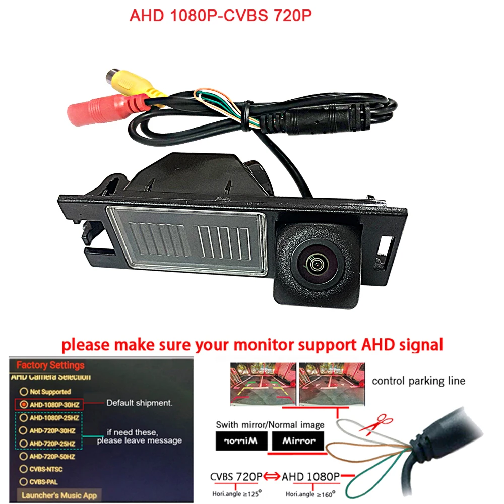 

1920*1080P AHD Car Rear View Reverse Camera for Hyundai TUCSON IX35 2009 2010 2011 2012 2013 2014 2015 Backup camera Dynamic