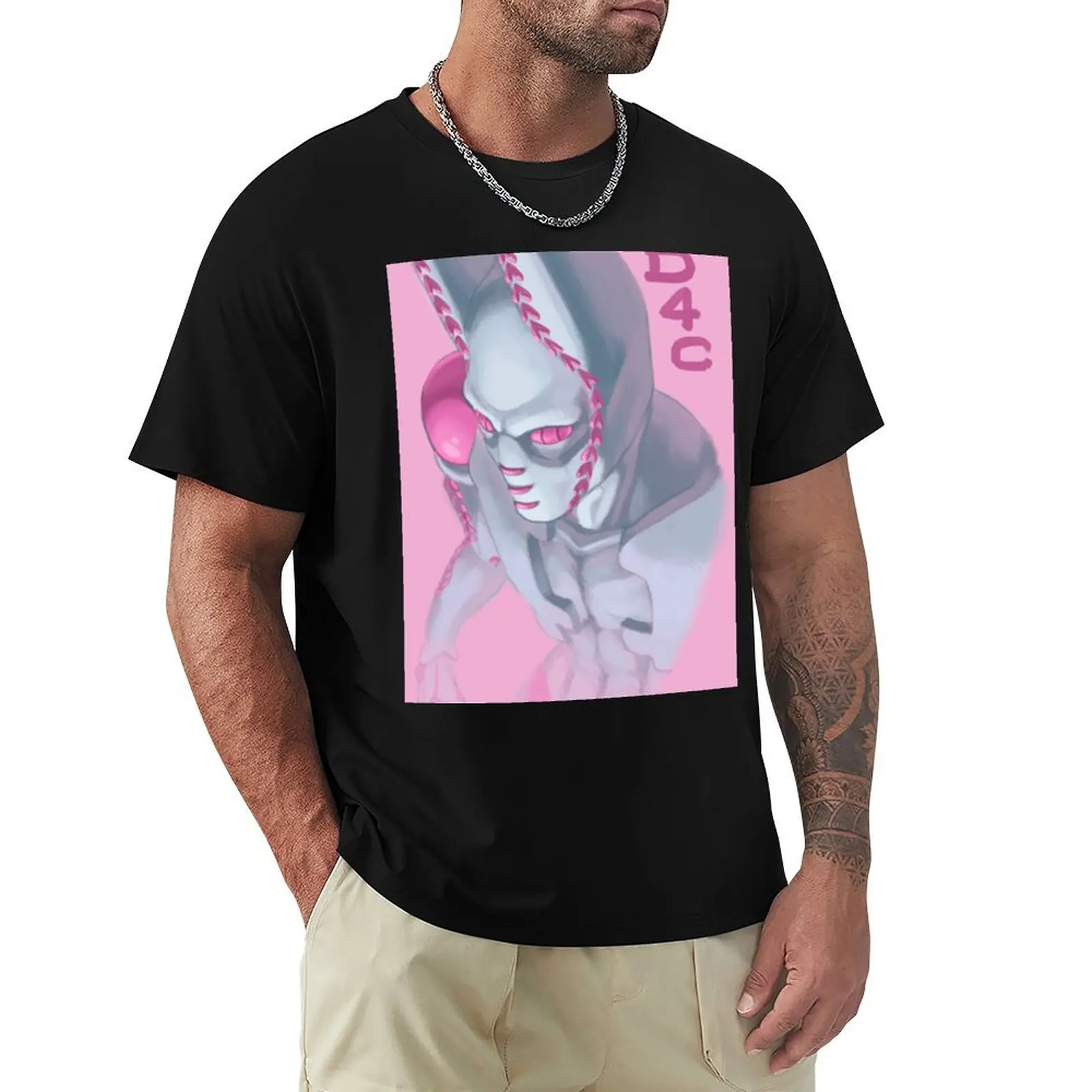 

JOJO President Stand D4C Jojo's T-Shirt summer 2025 heavyweights shirts graphic tee mens graphic t-shirts anime