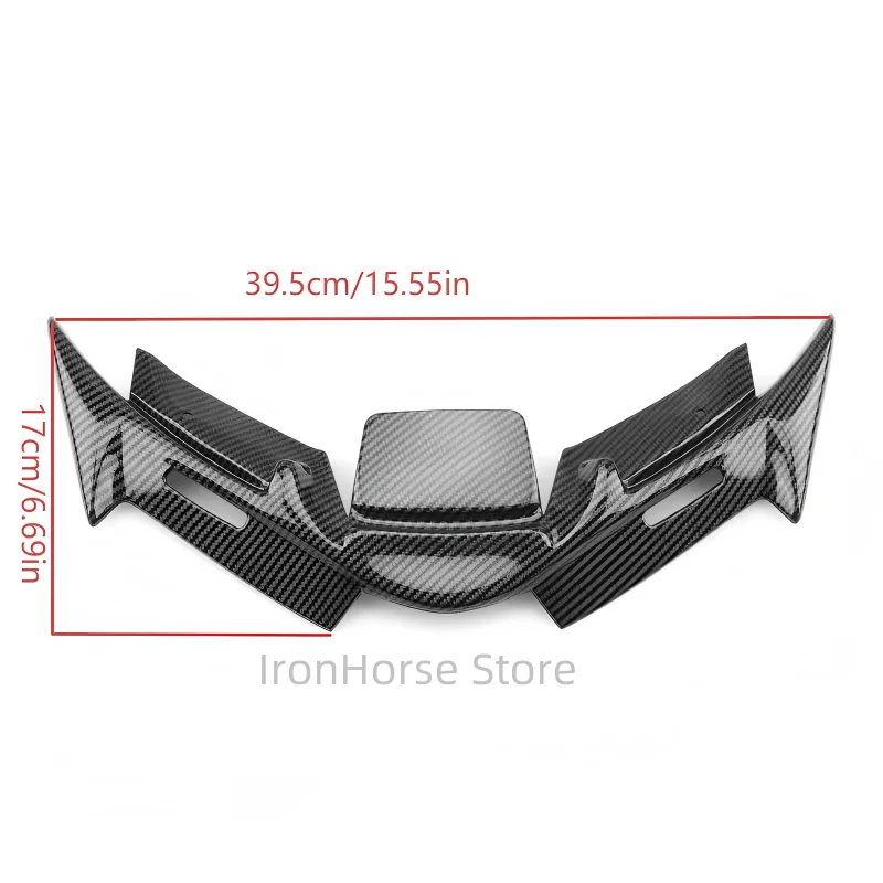 Motorcycle Accessorie Spoiler Front Winglets Fairing Aerodynamic Wing for Yamaha YZF R125,R15-V4,21-23,CFMOTO 250,450SR, GSX250R