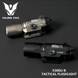 Metal Tactical SF X300U-B X300UB X300U Flashlight 1000 Lumen Strobe LED Light Hunting Weapon Hanging Flashlight Fit 20mm Rail