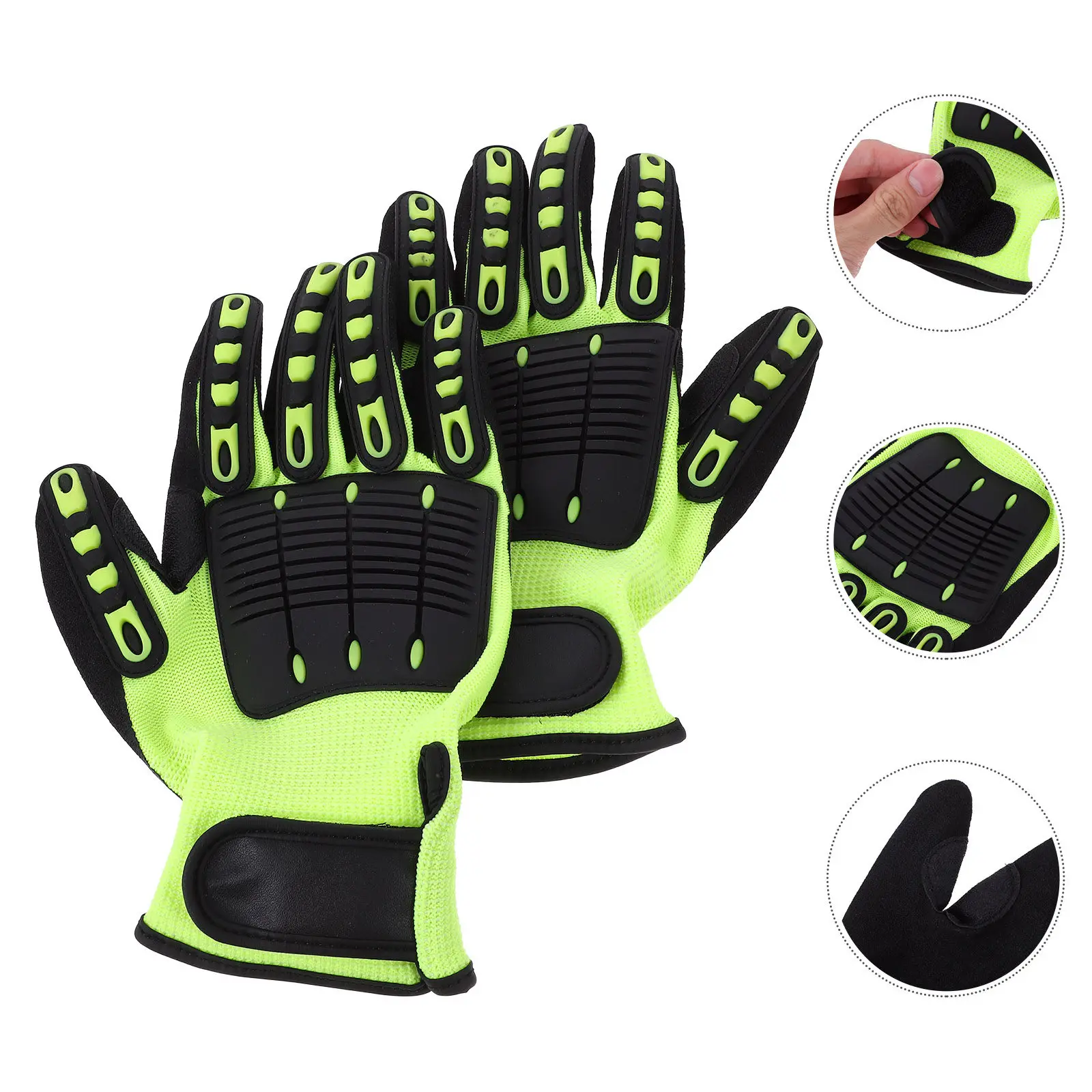 

1Pair Garden Working Gloves Cut Resistant Anti-Slip Breathable Work Gloves for Men Heavy Duty Outdoor Gardening