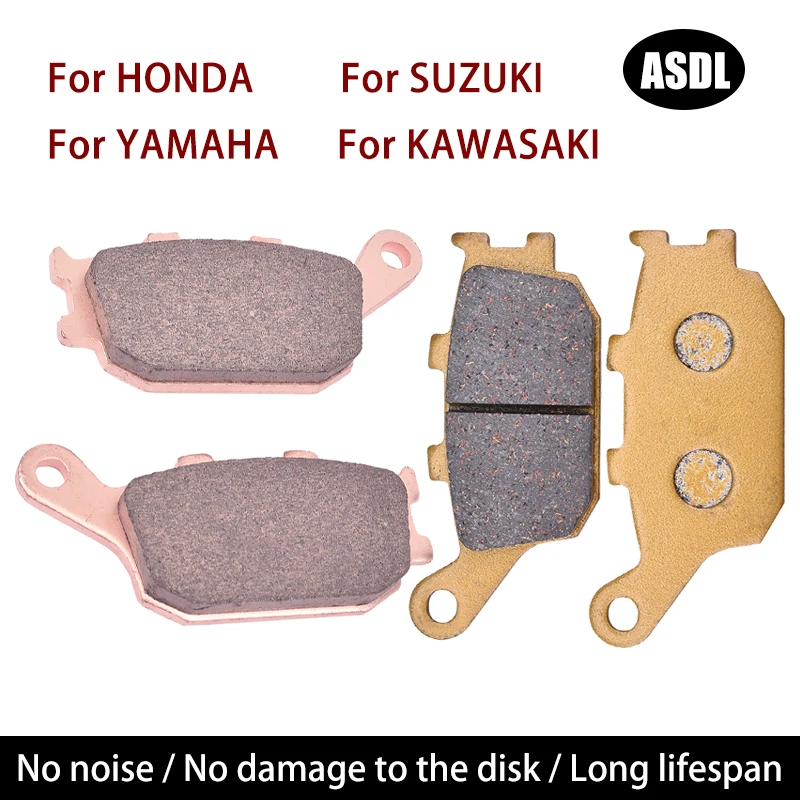 Motorcycle Front Rear Brake Pads for HONDA NC 700 CB VRX 400 CBF 500 CB CBR 600 1000 900 F RR XL VTR 1100 VT VTX 1300 S C Hornet