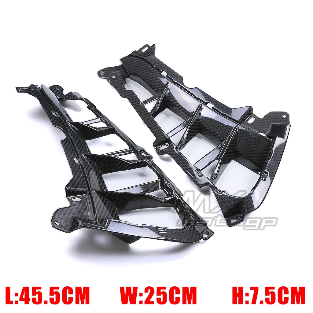 Motorcycle Carbon Fiber Inner Side Vents Side Panels Trim Fairings For SUZUKI GSX1300R Hayabusa 2021 2022 2023 GSX 1300R