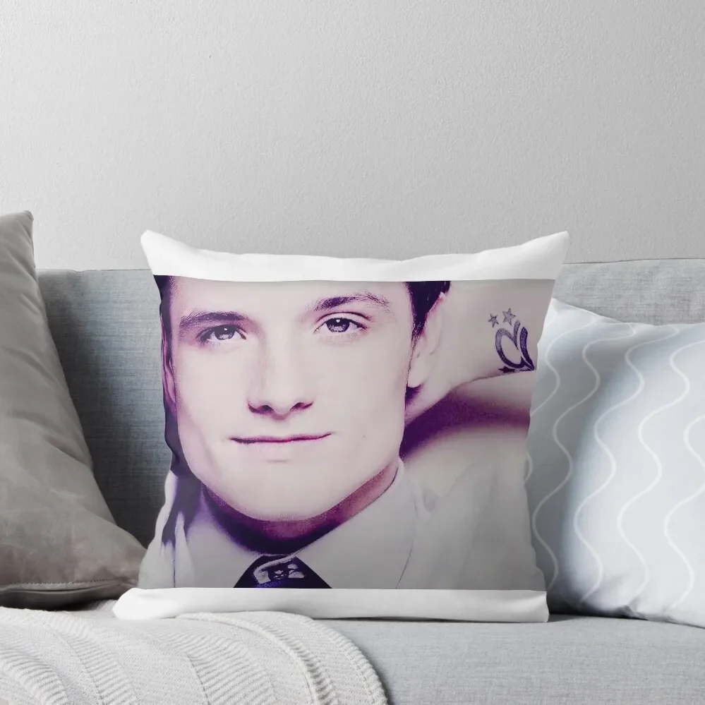 

josh hutcherson whistle tiktok meme Throw Pillow Luxury Pillow Case Room decorating items Luxury Room Decorative Cushions pillow