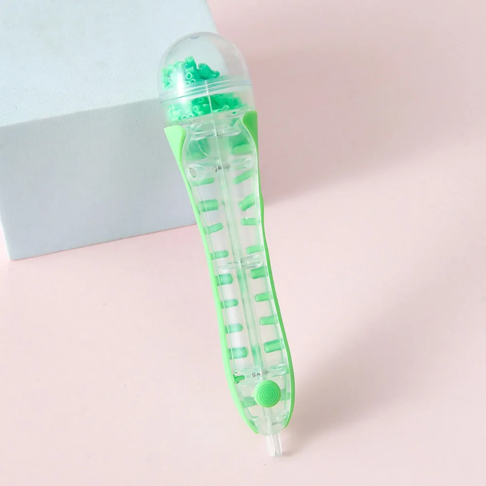 

Ручка для размещения бусин с наконечником 2,6 мм, ручная работа, автоматическая, эргономичная, для позиционирования бусин, экономит время, для проектов по рукоделию из бусин