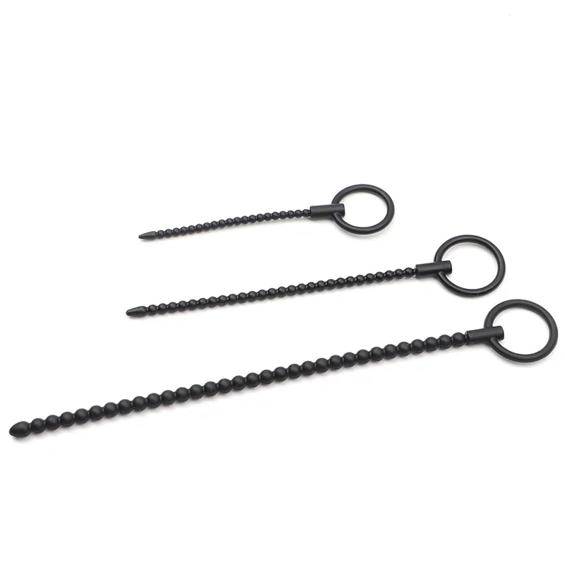 منتجات جنسية لينة سيليكون القضيب محفز موسع مجرى البول السبر قضيب القسطرة الحصان العين عصا الجنس لعب للذكور Bdsm التوصيل