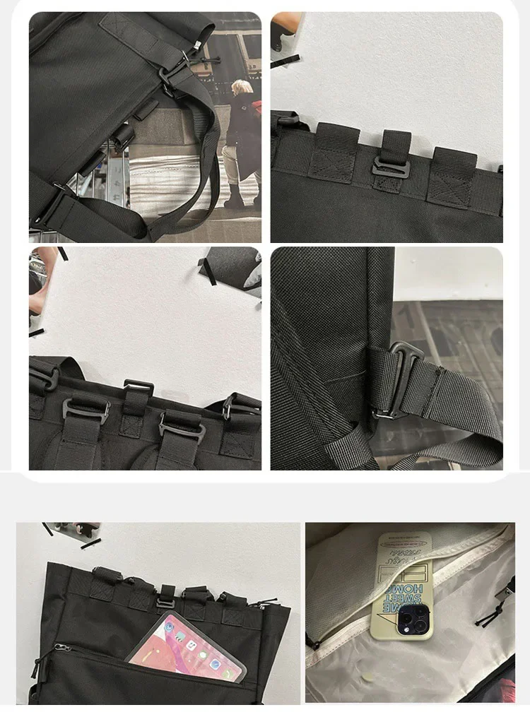 ยิมกีฬากระเป๋าเป้สะพายหลังมัลติฟังก์ชั่แพคเกจสาเหตุนักเรียนเดินทางกระเป๋านักเรียนกระเป๋าเดินทางC Rossbodyกระเป๋าถือสําหรับผู้ชายผู้หญิงกระเป๋าสิริ