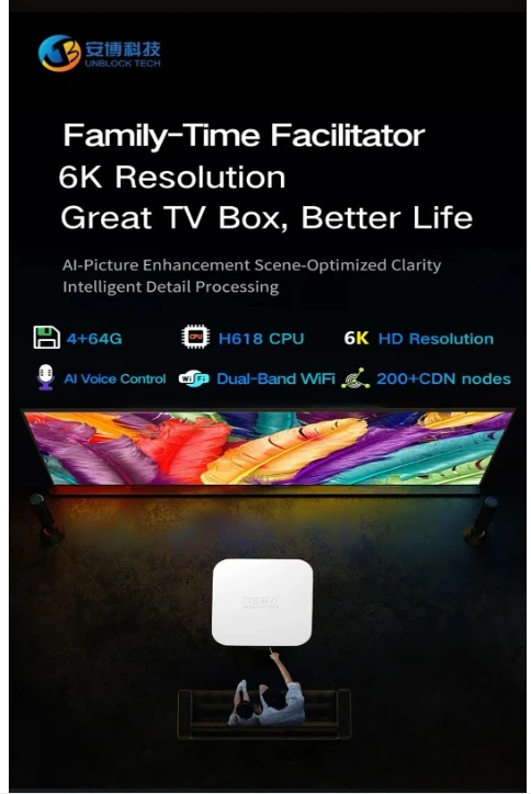 [أصلي] أحدث جهاز Unblock Tech UBOX12 PRO Android 12.0 Smart TV Box الساخن في SG اليابان كوريا الولايات المتحدة الأمريكية المملكة المتحدة كندا أفضل مشغل الوسائط