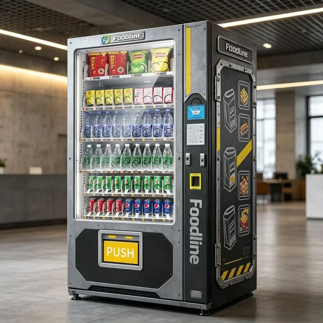 Vending Machine Qr Code - FL Customized Self Service Foods and
