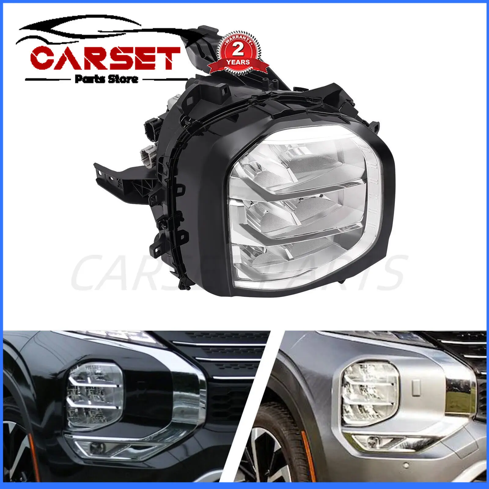 Headlamp Headlight Assembly for Mitsubishi Outlander 2022-2024 with Signal Lamp Turning Light Car Accessories 8301D811 8301D812