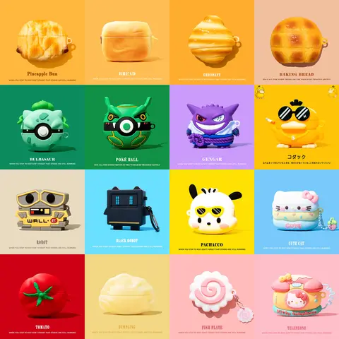 Funda protectora de silicona con dibujos animados bonitos de Anime para SONY WF-1000 XM5, accesorios para auriculares