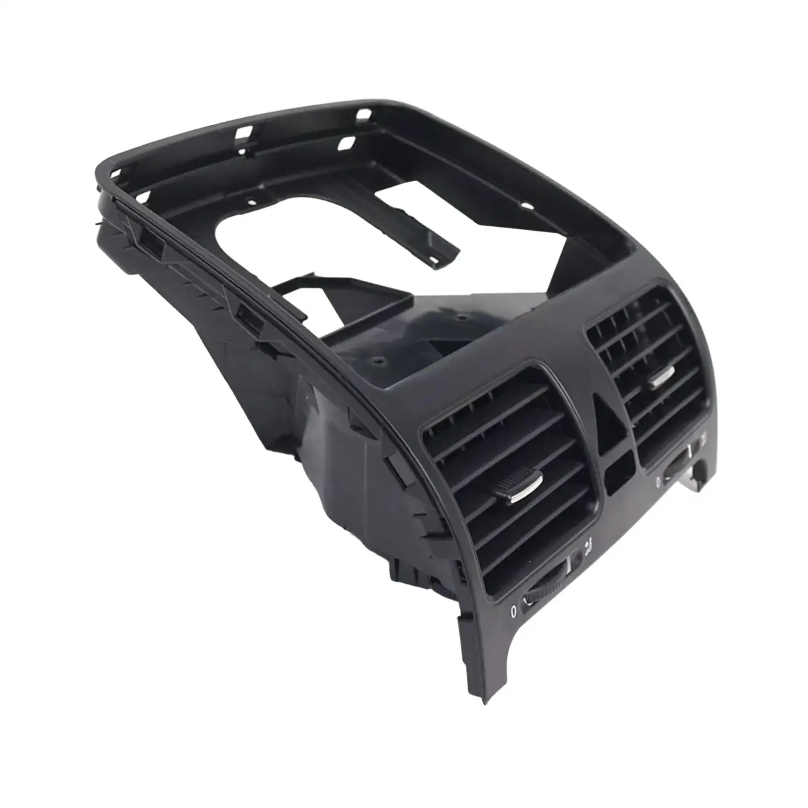 Center Dashboard A/C Outlet Air Vent Panel 1K0819743A Simple Installation Professional Black Air Volume Center for Rabbit 06-09