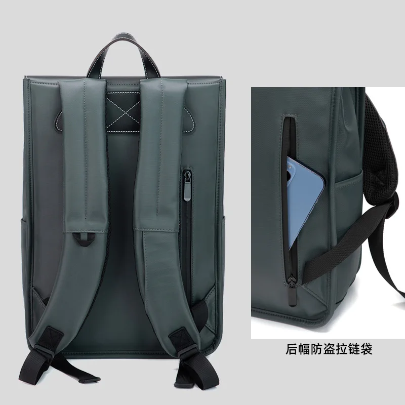 Men's Backpack Backpack Premium Sense Backpack Simple Versatile Trendy Women Popular Large Capacity Business Commuter Computer B