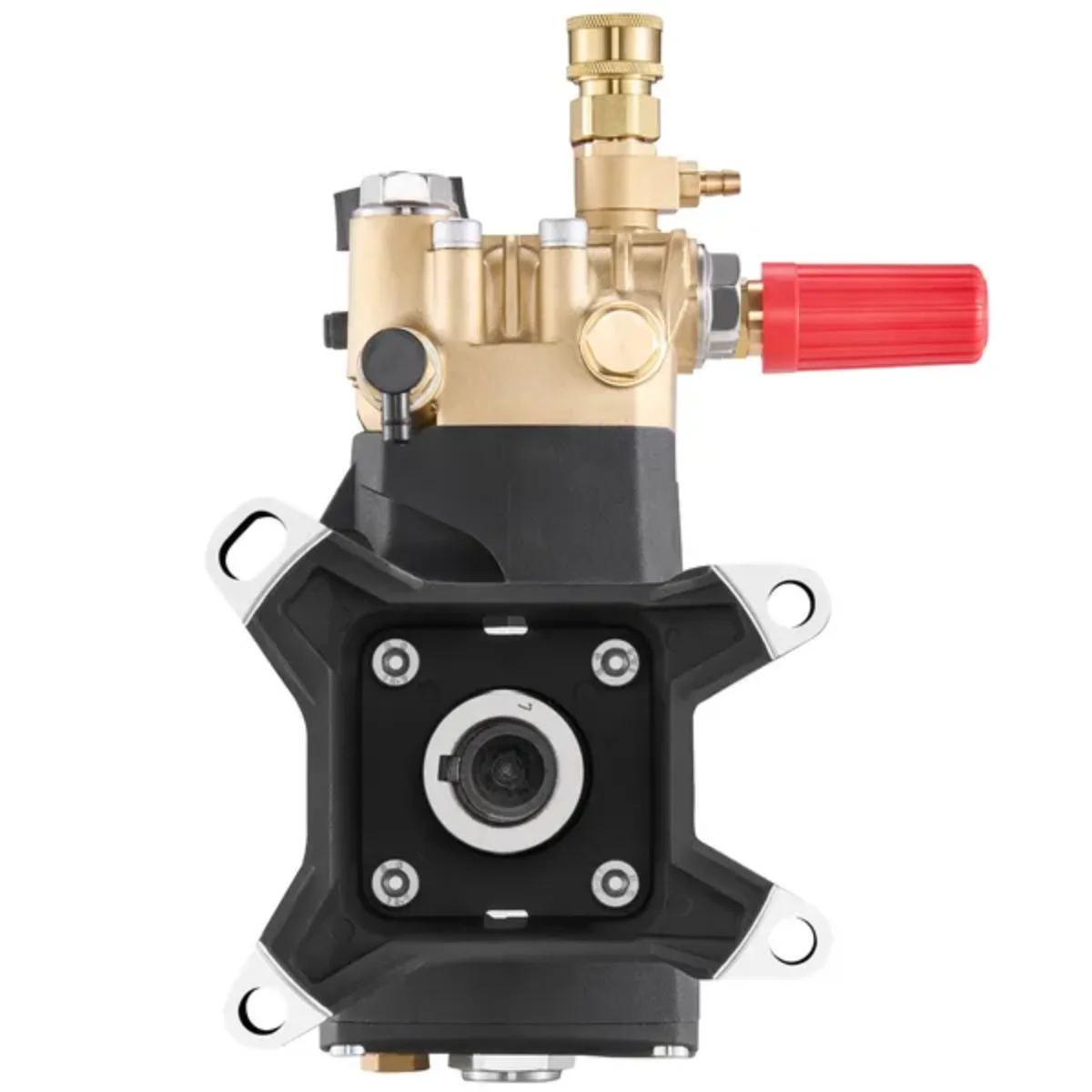 Омывающий насос высокого давления — 3-цилиндровый плунжер с валом 1 дюйм — 4200 фунтов на квадратный дюйм, 4,2 галлона в минуту — для жилых помещений/легкий промышленный