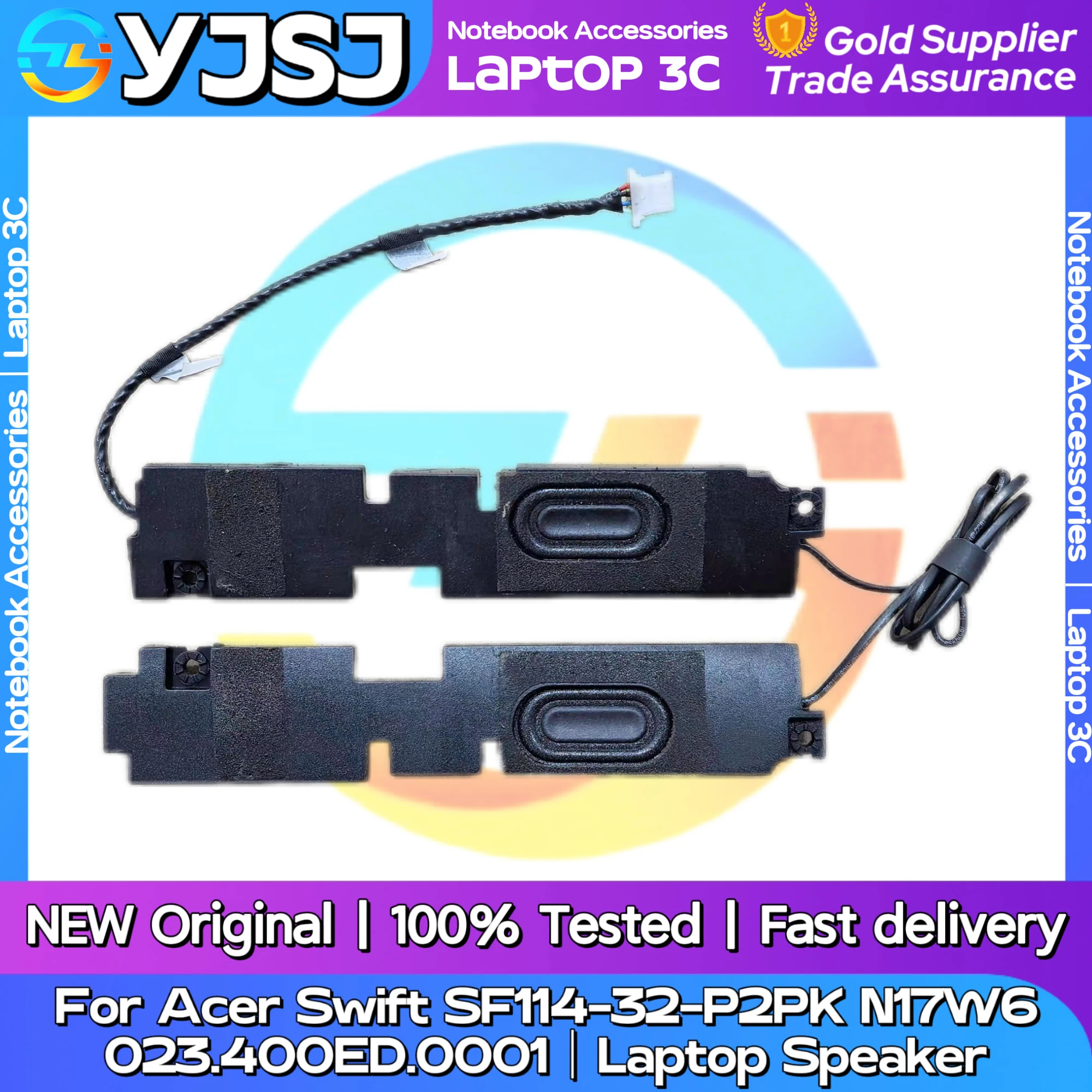 

New Original Laptop Notebook Audio Speaker For Acer Swift SF114-32-P2PK N17W6 built-in left and right speaker 023.400ED.0001