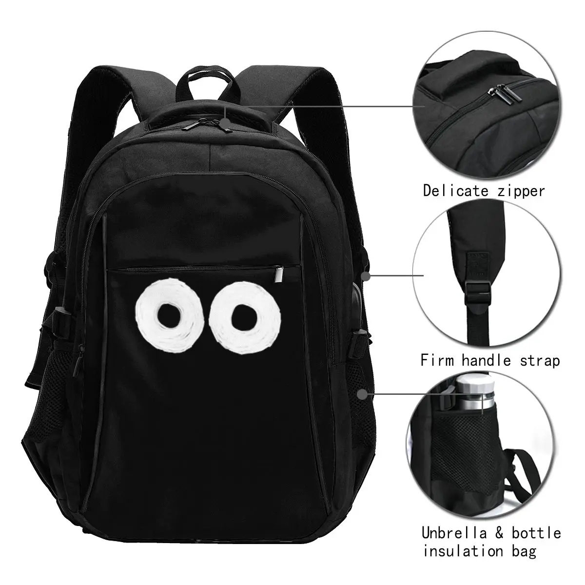 Porta USB Notebook Bags, Moda Tote, Viagem, Caminhadas Mochilas