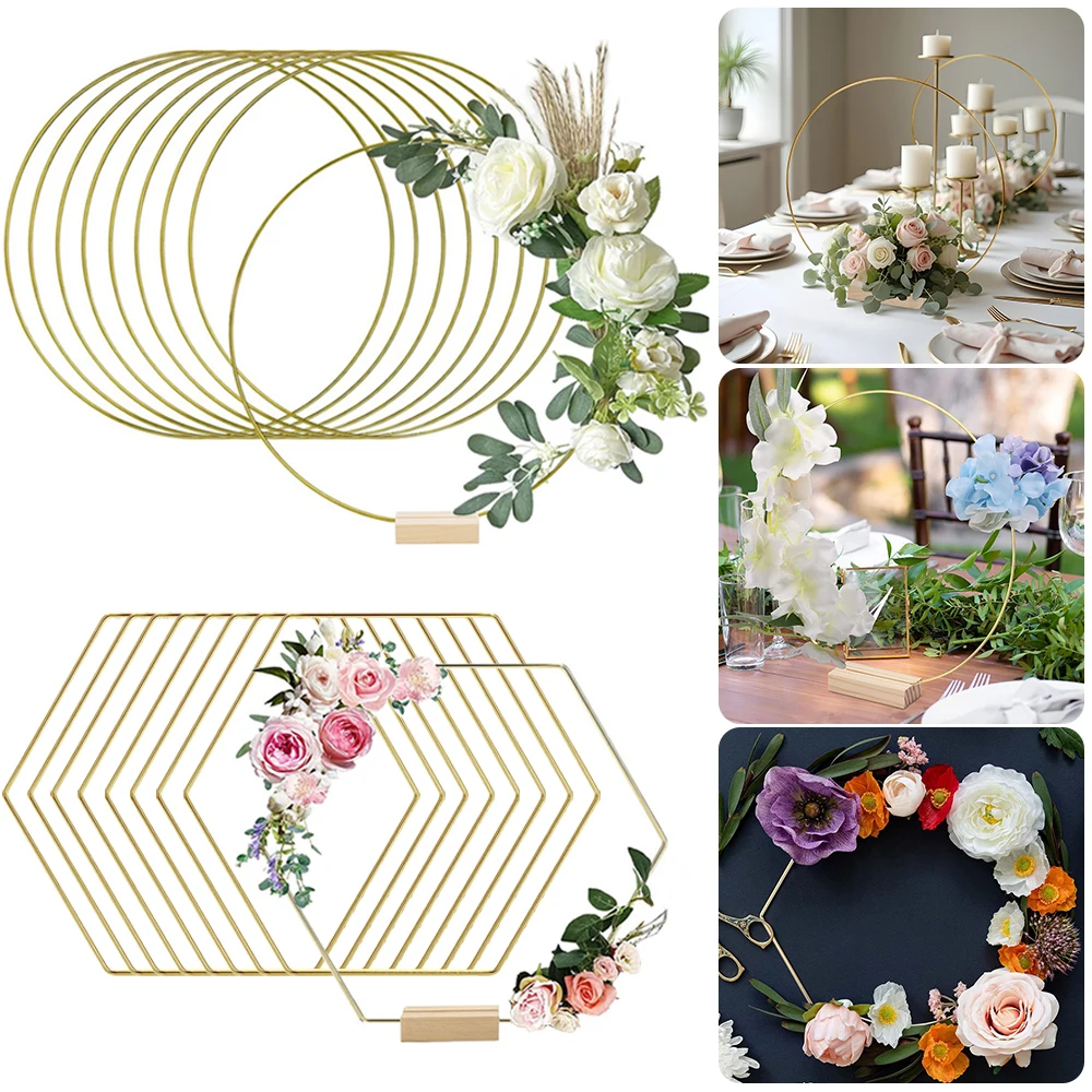Metal Hoop Wreath Frame