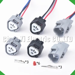 3 Pin Auto Connector Ignition Coil Headlight steering fog stabilizer Plug 6188-0099 6189-0179 6189-0202 11016 For Toyota Honda