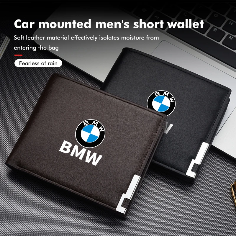 Leather Car Driver License Credit Card Holder Case Wallet For BMW E87 E70 E91 E30 G20 E92 E93 E60 E46 E90 G30 E53 X1