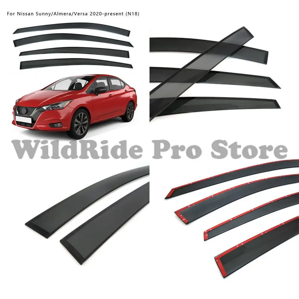 

1 set Universal Nissan Sunny 2020 Rain Guard Window Visor for Sunny Almera Versa
