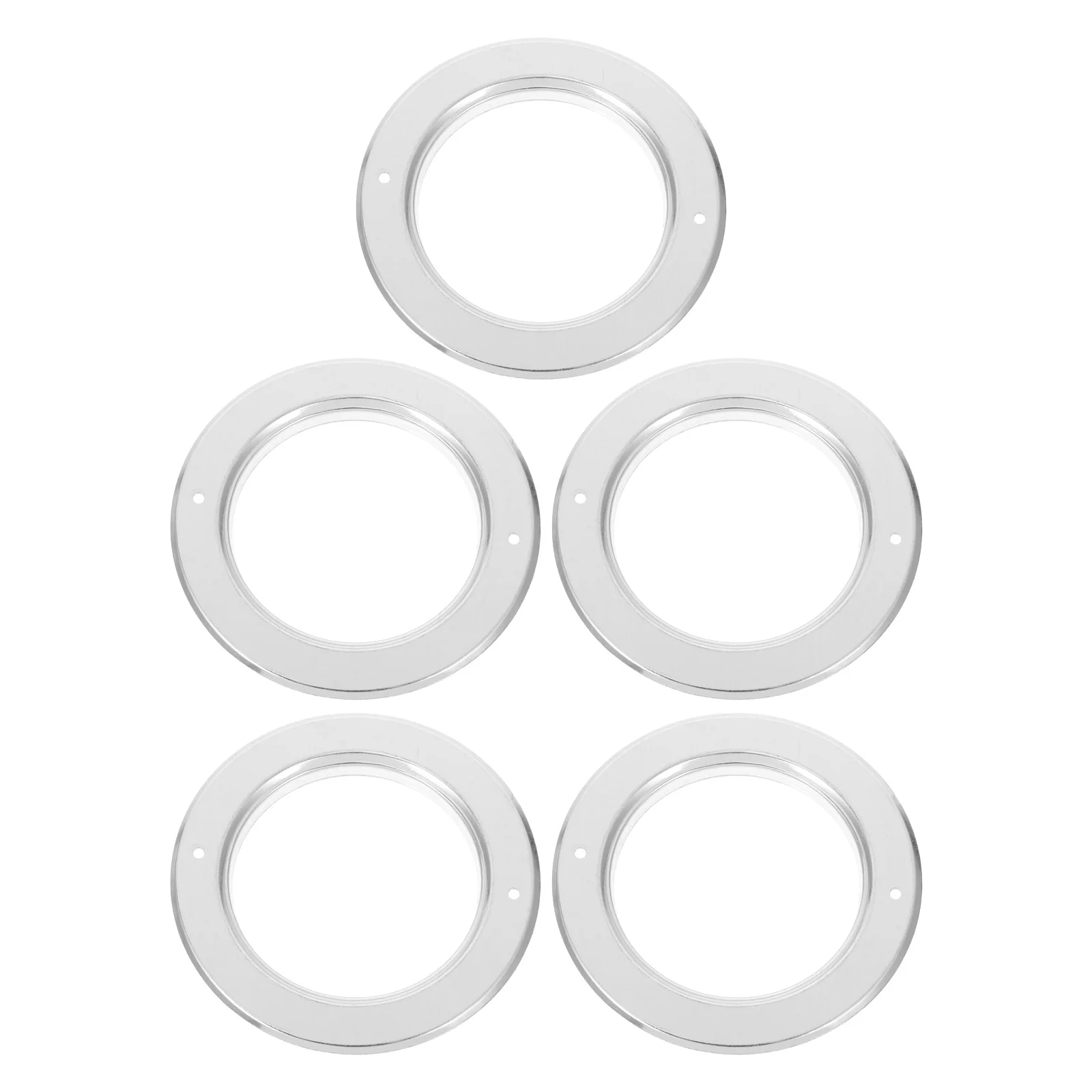 

5pcs Anti-bite Metal Guards Bird House Hole Protectors Nest Ring Accessories Reusable Parrot Breeding Cage Safe Breeding Space