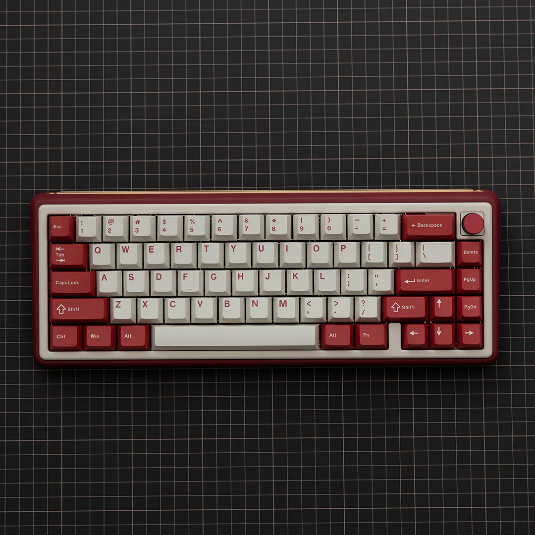 

Chilkey Foxy 65 Aluminum Mechanical Keyboard with Knob RGB Backlit Wireless Gaming Keyboard (Tri-mode Non-Flex Cut)